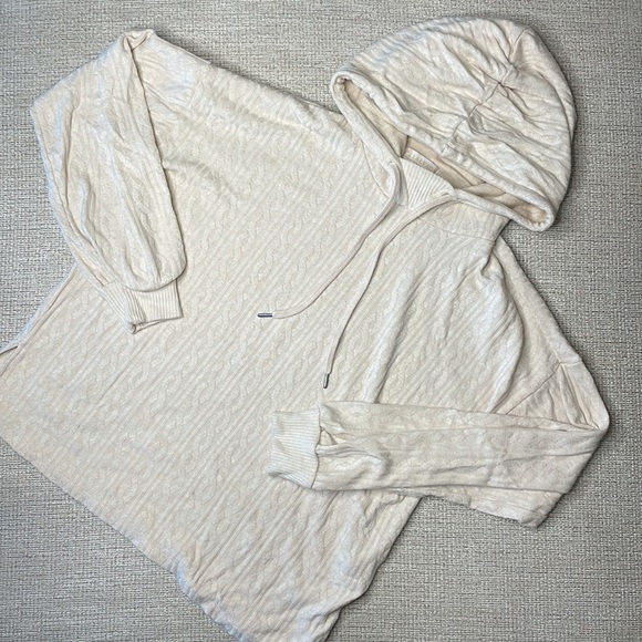 Cream P.J. Salvage Hoodie and Sweatpants Set - Picture 2 of 8